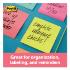 Post-it 3×3, five neon colors, 5 100 sheet pads/pack