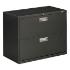 Two-drawer lateral file, charcoal