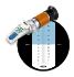 Handheld refractometer, BX-50, 0 to 50% Brix