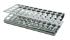 Bochem stainless steel test tube rack, Z-style, 17 mm, 10×5