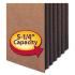 Smead expansion file pocket w/tyvek, straight, mla/red, letter, redrope, 10/box