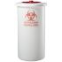 Biohazardous waste containers