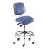 Chair EES SRS ISO 8, caster, vinyl, blue, 25 - 32"