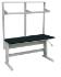 VWR® C-Leg  C-Leg Bench Frame with Top, Double Bay Uprights and 2 Shelves