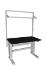 VWR® C-Leg Bench Frame with Top, Uprights, and Shelf