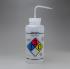 VWR® Wash Bottles, Right-to-Know, Safety-Vented, with GHS Labeling