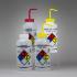 VWR® Wash Bottles, Right-to-Know, Safety-Vented, with GHS Labeling